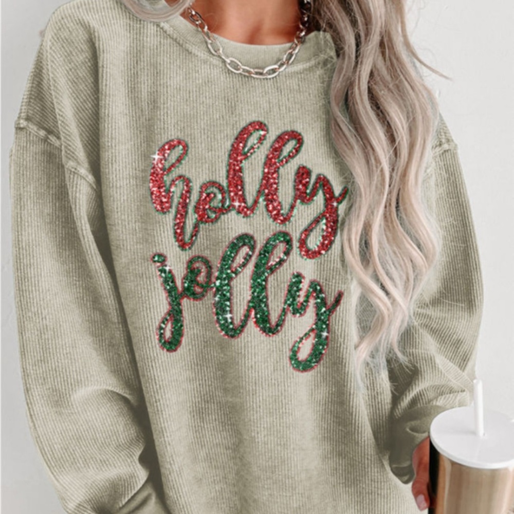 Holly Jolly Sequin Sweater